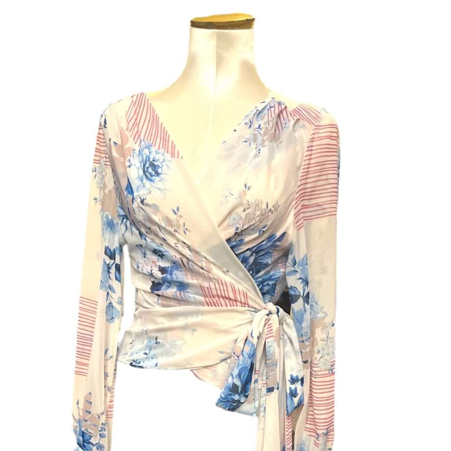 Addy van den Krommenacker wrapblouse print